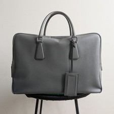 Valigetta Prada in pelle Saffiano - Grigio, buone condizioni