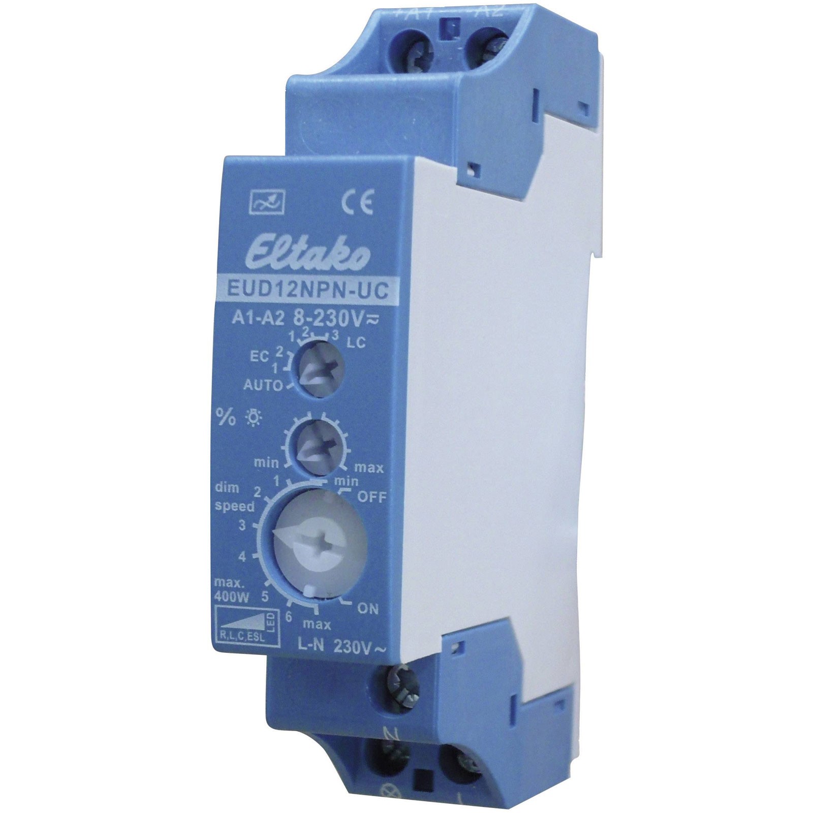 Eltako DIN-Rail Dimmer for Various Bulb Types Soft-On/Off