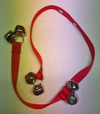 Dog Door Bells for Potty Training Red