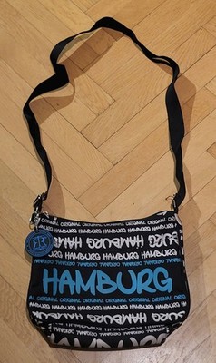 Original Robin Ruth  Hamburg  Umhängetasche   Schwarz/Blau   Top Zustand!