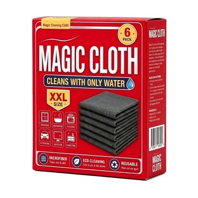 Genie Cloth   Reusable cleaning cloth for glass and kitchens; lint-free wiping.