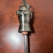 Medieval Knight Helmet Stainless Wine Liquor Bottle Stopper Pourer Japan Made