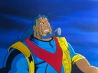 X-Men animation cel Marvel Comics BISHOP Vintage Marvel Comics Art 90’s I8