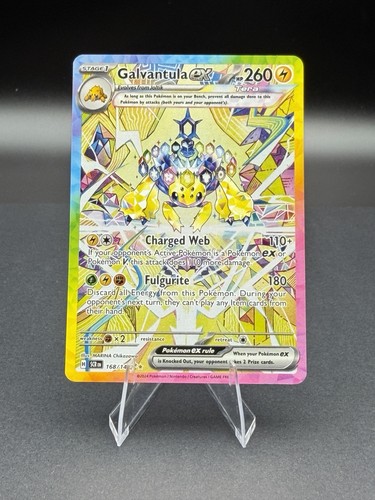 Pokemon Galvantula ex Special Illustration Rare SV07: Stellar Crown 168/142 NM