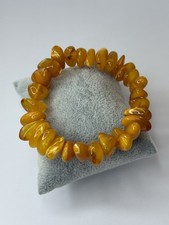 GENUINE Chip BALTIC AMBER Bracelet.Natural Shape Amber Bracelet.Amber Jewelry.