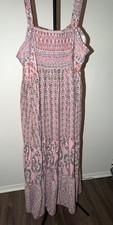 Knox Rose Purple Floral Maxi Sundress. Retro Look. Cottage Core. Hippie. Tiered