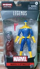 New Hasbro Marvel Legends Spymaster Figure w Weapon & Crimson Dynamo BAF