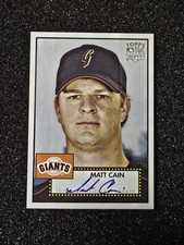 Matt Cain Signatures Auto 2006 Topps '52 Rookies #52S-MTC