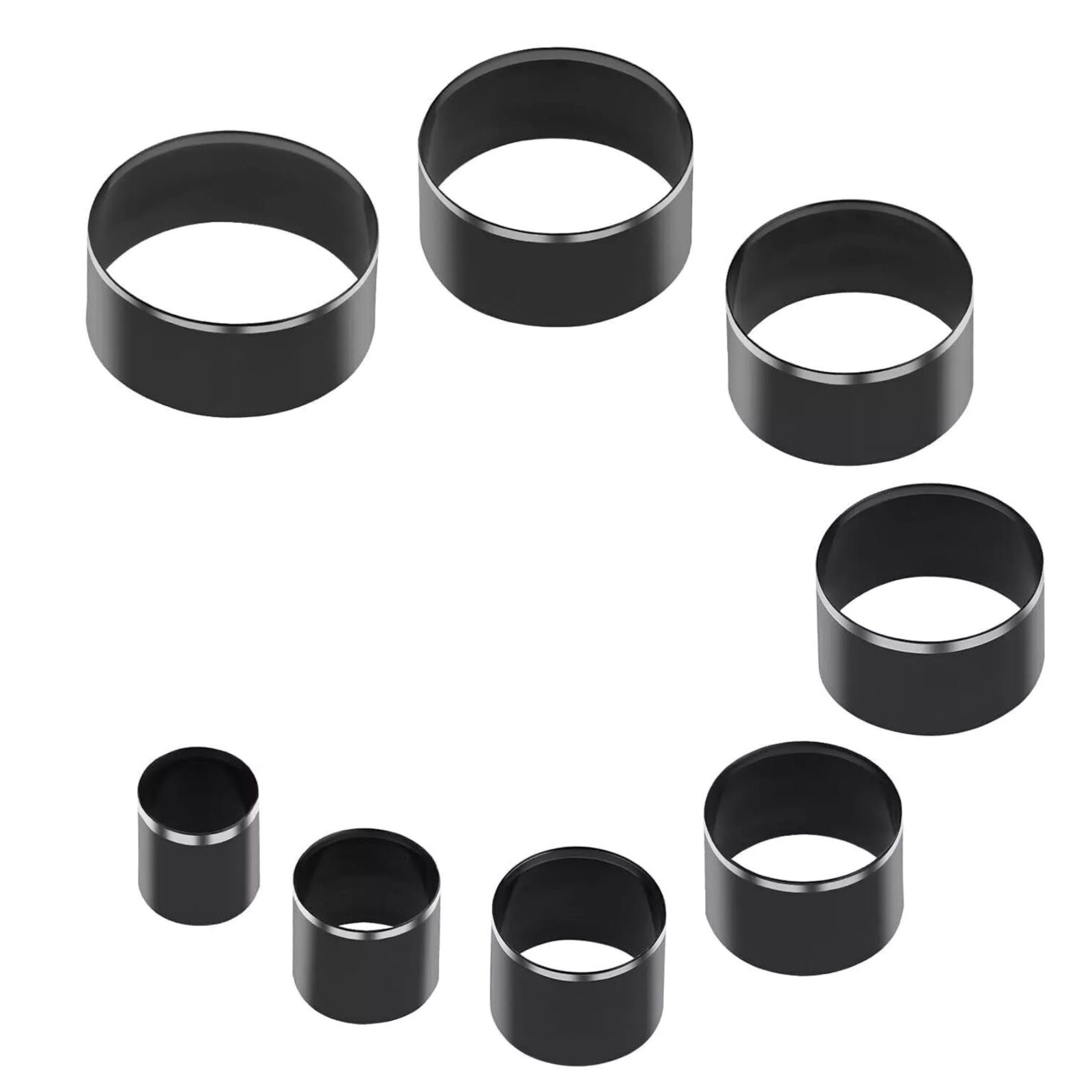 8PCS New Leather Round Circle Cutting Die Alloy Steel Leather Punching Tools