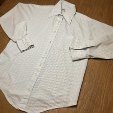 Vintage Montgomery Ward Long Sleeve Button Up Shirt Retro 70's Disco Mens 15-34