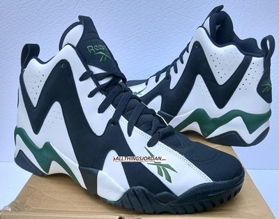 worn Reebok Kamikaze 2 Mid V44404 Shawn Kemp Rain man Seattle