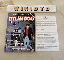 DYLAN DOG IL GIOCO DI RUOLO LABIRINTI DI PAURA CON SCHEDA