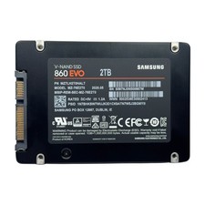 Samsung 860 EVO 2TB MZ-76E2T0 2.5" SATA SSD V-NAND 95% Health