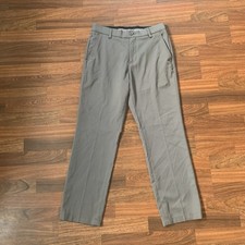Amazon Essentials Gray Khaki Dress Pants Slacks Men’s 29W 29L Straight Leg