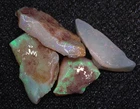 Australia Natural COOBER PEDY LIGHT BASE OPAL Cutting Rough Lot 26.50cts
