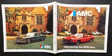 1974 AMC ILLUSTRATED SALES CATALOG Gremlin Hornet Javelin AMX Matador Ambassador