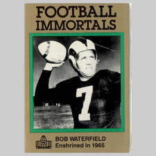 Bob Waterfield #124 1985 Football Immortals Los Angeles Rams Football Card NFL