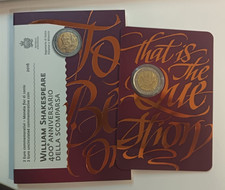 San Marino - 2 Euro 2016 William Shakespeare (in original folder)