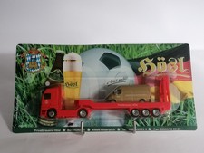 H&ouml;sl Werbetruck 1:87 - Mercedes Benz Actros Tieflader mit MB Sprinter- OVP
