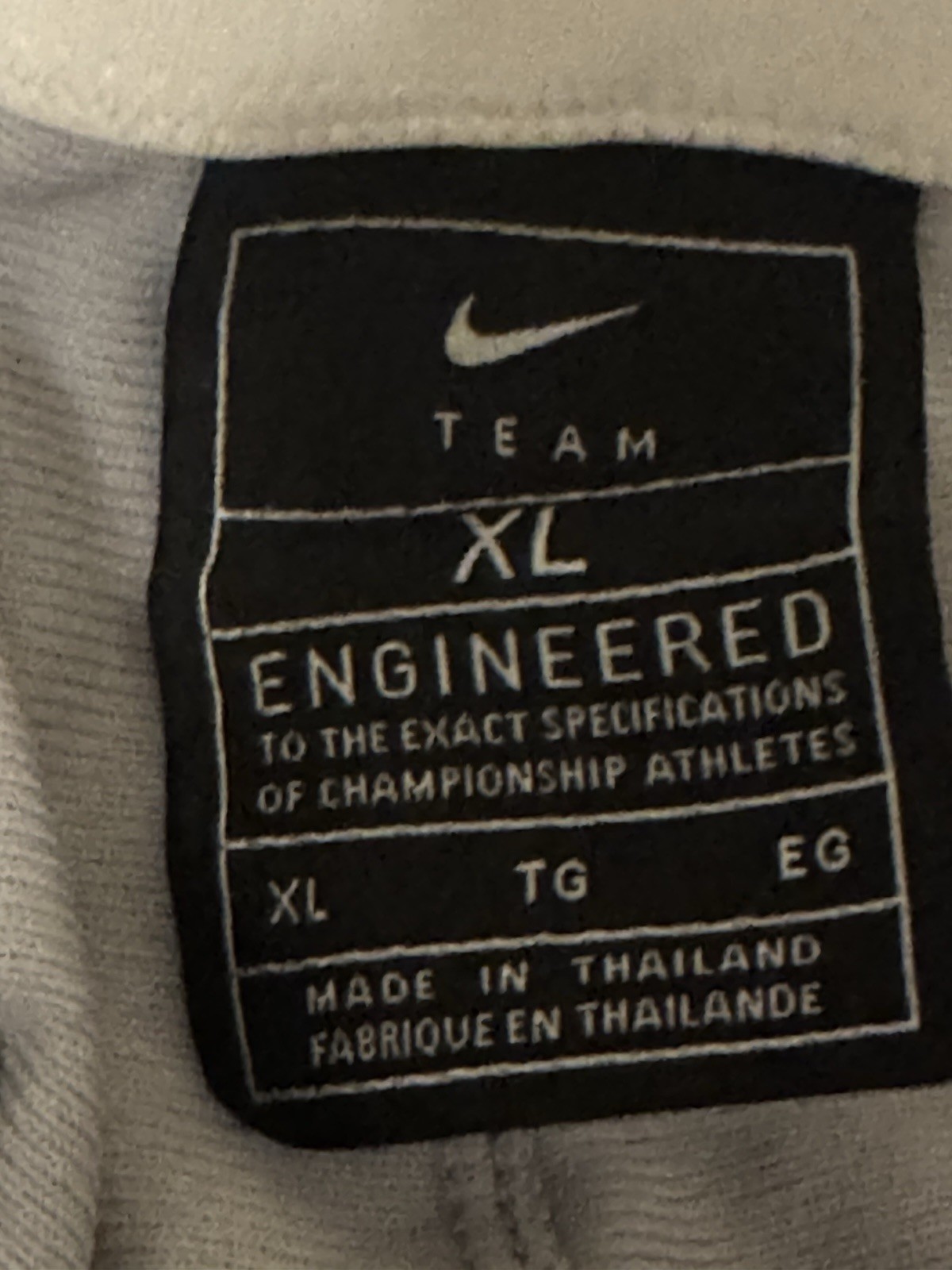 Nike Team Baseball Pants Men's Gray Used thumbnail 5