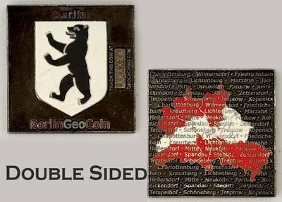Berlin Bear Geo Challenge Coin Limited Edition Collectible  J#6