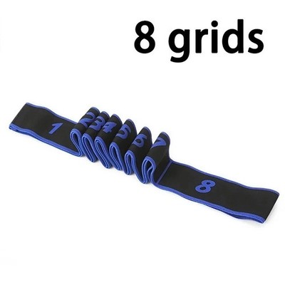 Fitness Resistance Band For Stretching And Yoga, 8 Loops Elastic Exercise Bands,