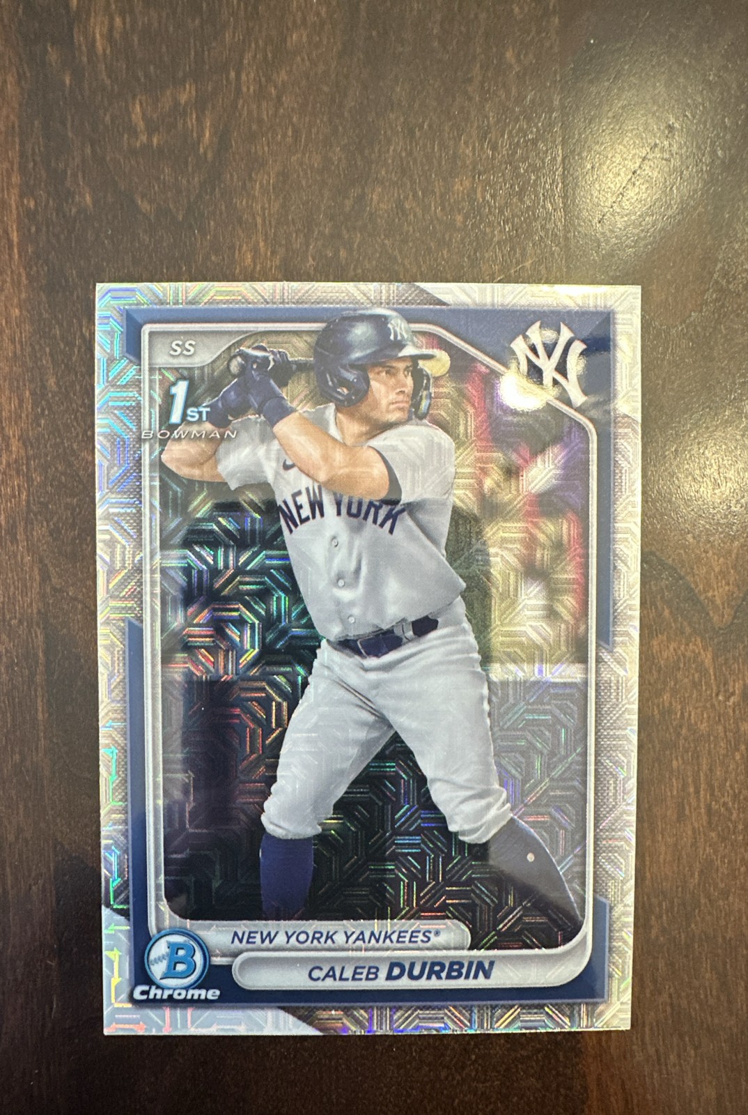 2024 Bowman Chrome - Prospects Caleb Durbin #BCP-214 Mojo Refractor (RC)