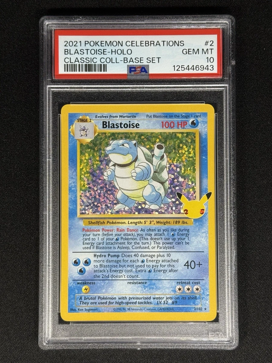 Pokmon TCG Base Set Blastoise Grade 10 Individual Collectible Card Game  Cards for sale - eBay
