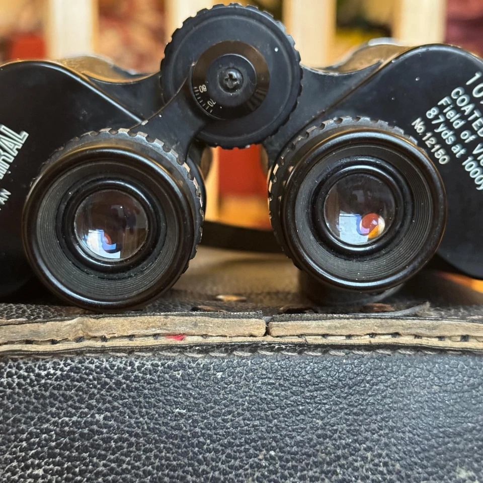Vintage1980s Boots Admiral Binoculars 10x50mm Original case Made in Japan coated - Image 4 of 4