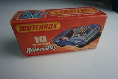 MATCHBOX Superfast 10 Piston Popper mint Leerbox, Box only England