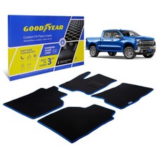 Car Floor Mats All Weather Liners for 2019-2026 Chevy Silverado 1500 Crew Cab