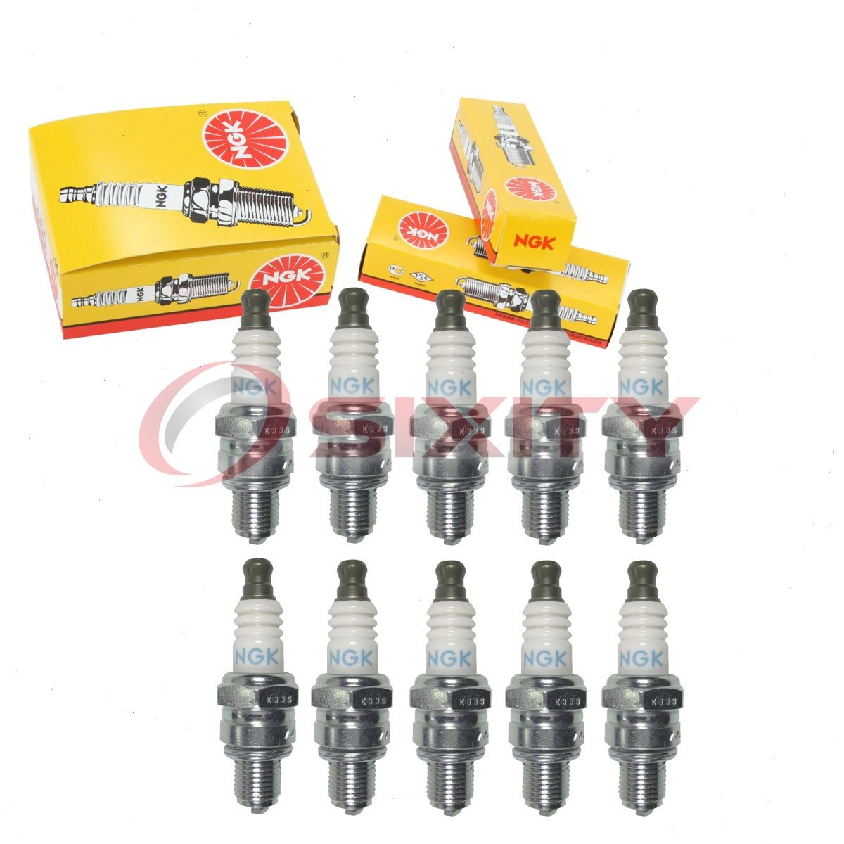 10 pc NGK 6785 CMR7H BLYB Standard Spark Plugs for TY26714 RZ7C E3.24 AC7R gl