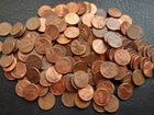 WORLD COINS  U.S.A Lot 1/2 Kilo One Cent  Copper Coins  Great Condition