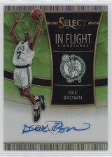 2018-19 Select In Flight Signatures Neon Green Prizm 13/99 Dee Brown Auto 1t82