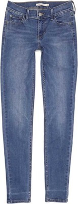 Levi's 710 Super Damen Jeans blau Skinny Slim Stretch W26 L30 (86740)