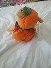 Disney Store Halloween Pumpkin Winnie the Pooh Beanie Stuffed Animal Plush  8"   — photo 3
