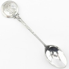 King George VI 1937 Coronation EPNS Silver Plated Souvenir Collector Spoon