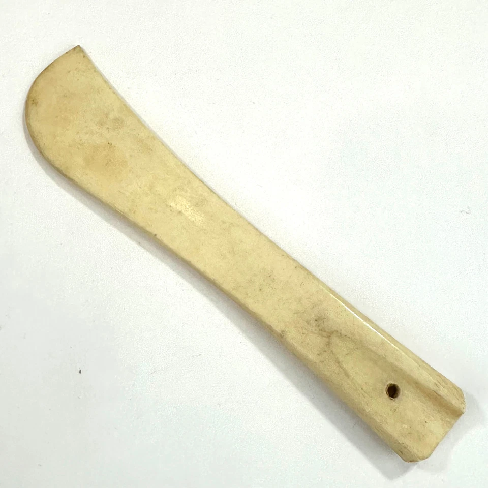 Antigua herramienta japonesa de tela Hera desplazamiento pliegue marca costura 4,5? Foto 2 de 4