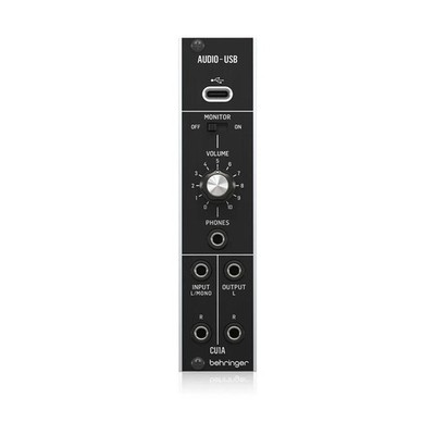 Behringer CU1A Ultra-Low Latency 2x2 USB-C Audio Interface for Eurorack