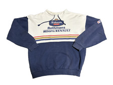 Rothmans Williams Renault Formula 1 Racing Team Sweatshirt One Size Japan Vtg