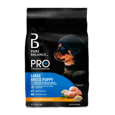 Pure Balance Pro+ Chicken & Brown Large Breed Puppy Recipe Dry Dog Food, 30 lb 1.57 per pound