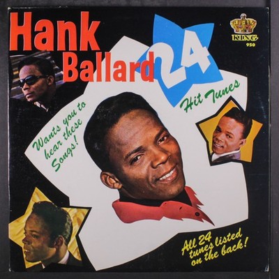 HANK BALLARD & MIDNIGHTERS: 24 Hit-Titel KING 12'' LP 33 UPM