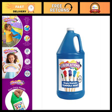 Washable Blue Tempera Paint for Kids - Non-Toxic, Paraben-Free, 1 Gallon - Arts