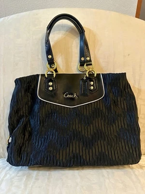 Coach Ashley Signature Sateen Satchel for sale | eBay