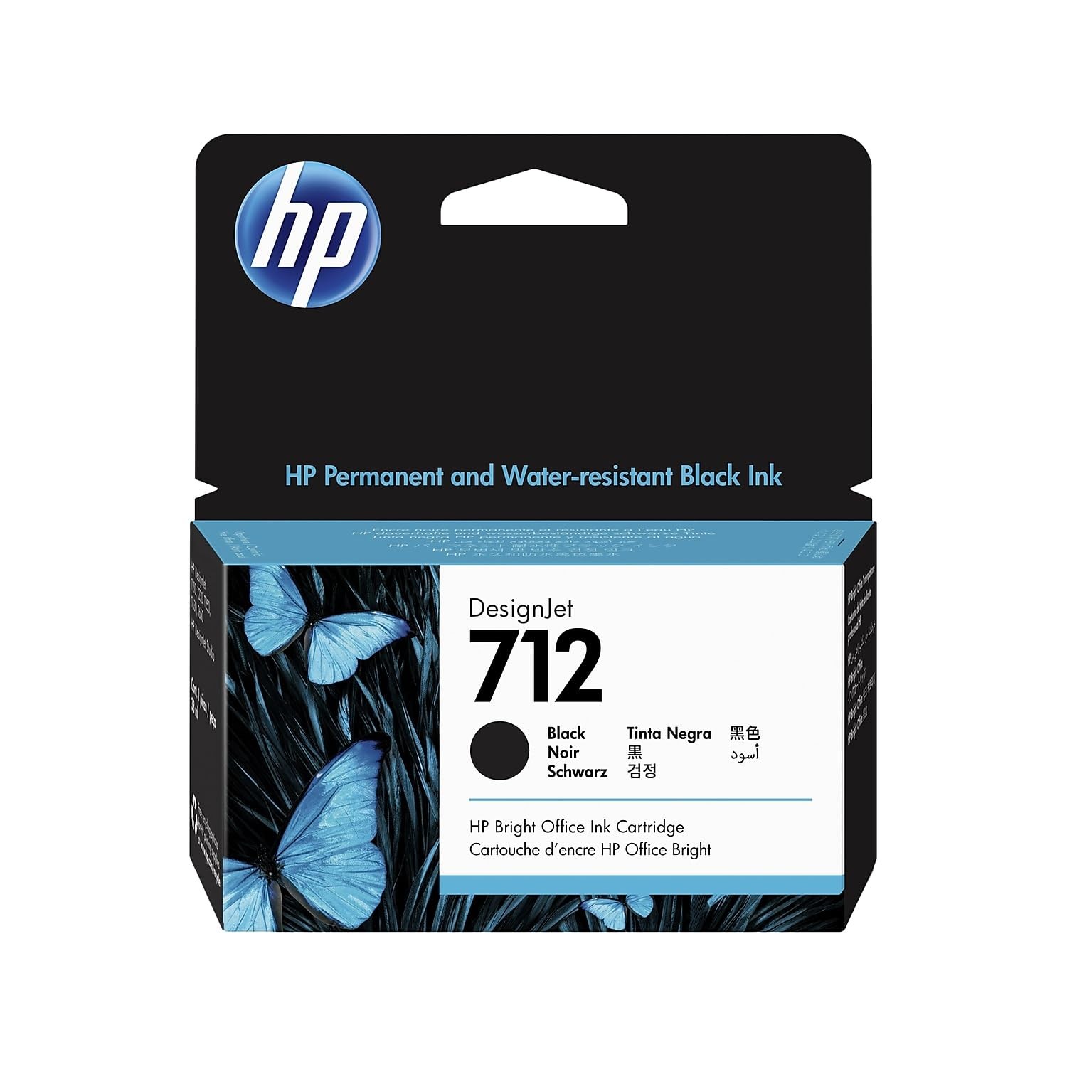 HP 712 cartouche noire 38ml pour imprimer vos projets d'architecture