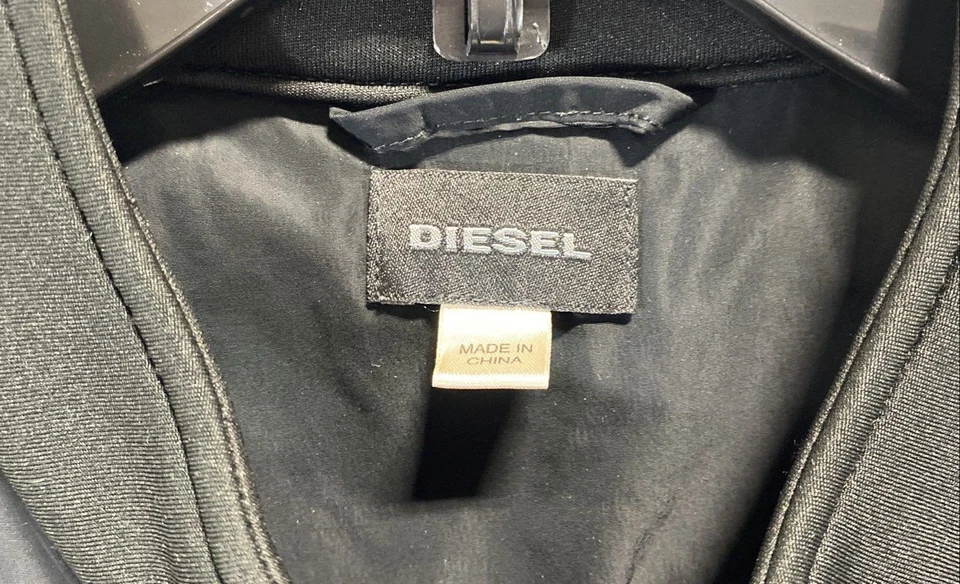 Chaqueta Bomber Diesel Hombre Negra Talla L Foto 2 de 4