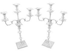 Antique Sterling Silver Candelabra