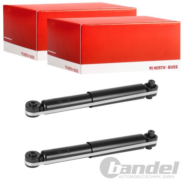2X Herth+Buss Gasdruck StoßDÄMpfer Hinten Li+Re Passend FüR Nissan Qashqai X-TRA-image