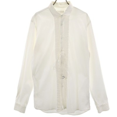 Used PRADA 2007年モデル made in Italy Long sleeve Frill Button down shir...