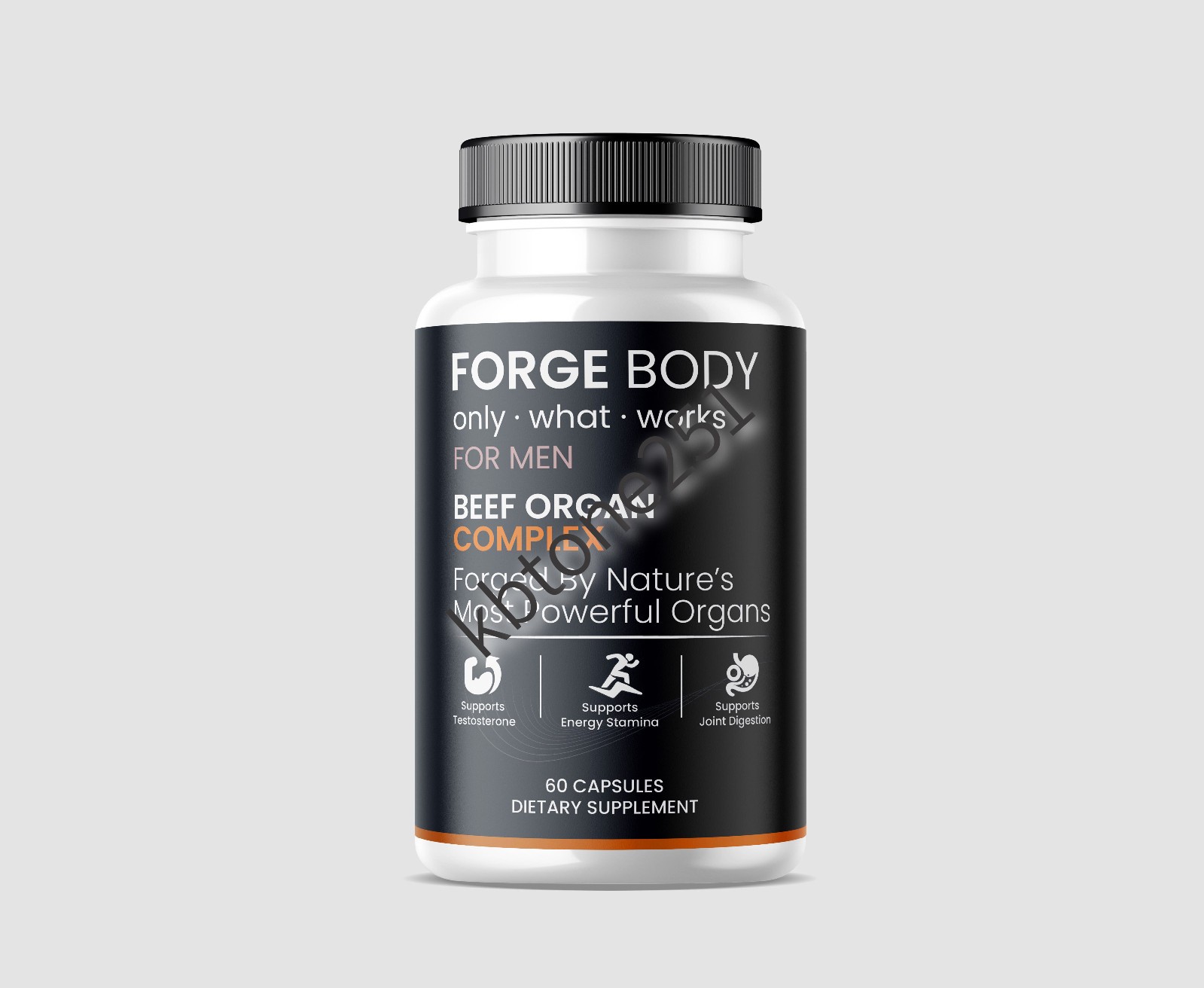 Forge Body Beef Organ Complex Capsules - Grass Fed Pasture Raised for ...